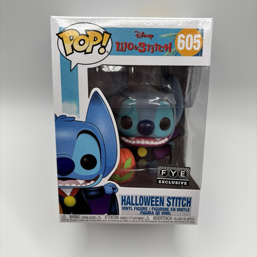 Funko Pop! Disney Halloween Stitch FYE Exclusive #605 Vinyl Figure